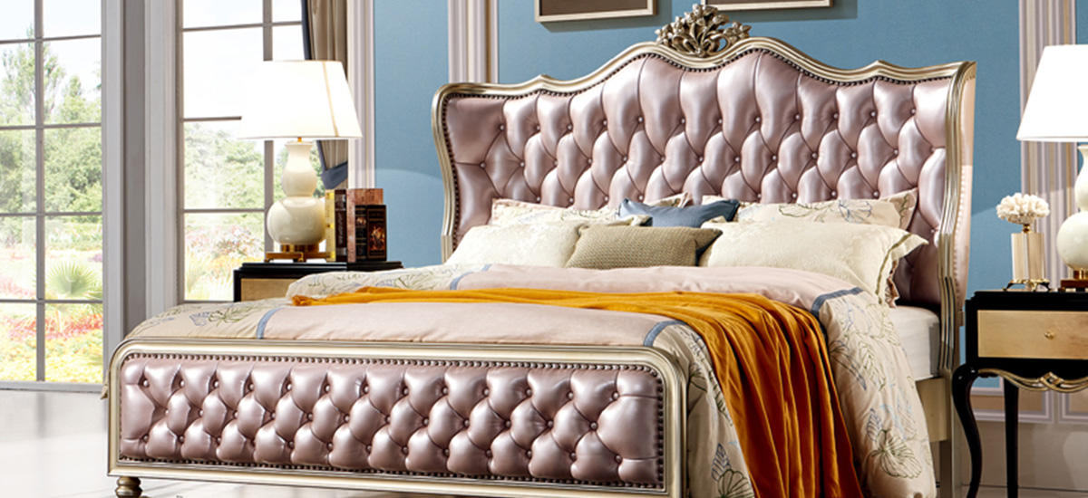 Genal New leather bed factory-1